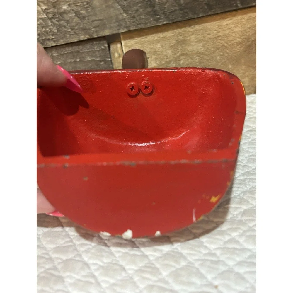 Vintage Cast Iron Apple Door Stop 7